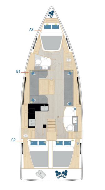 Hanse 410 – Sailing yacht