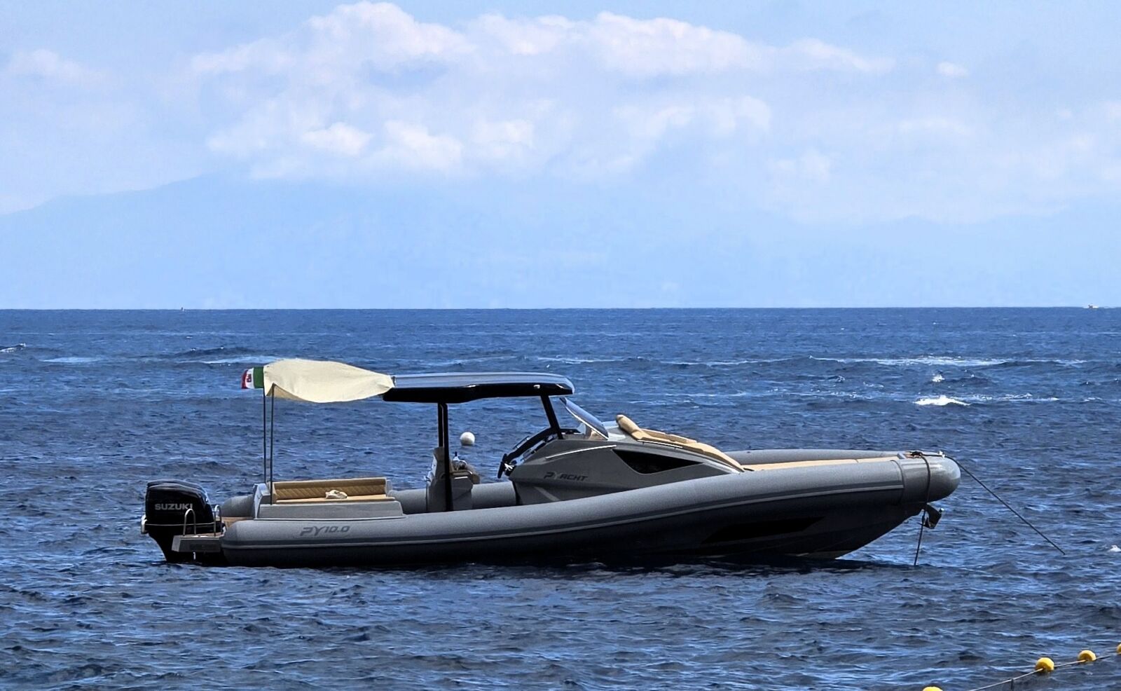 PY10.0 Cabin – Rubber boat (R.I.B.)